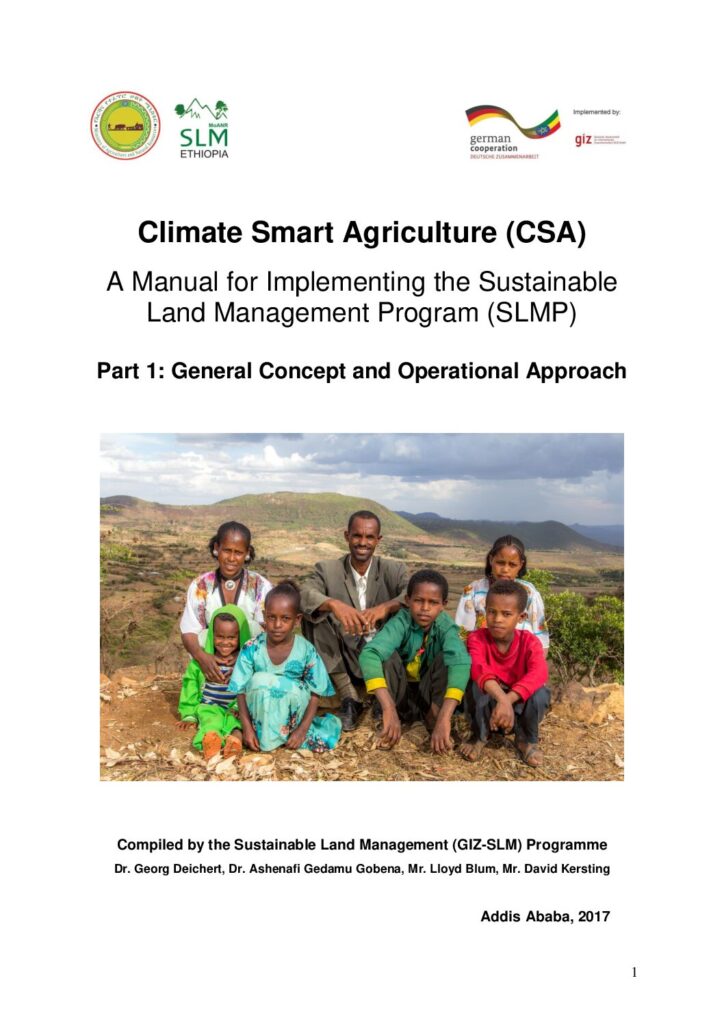 thumbnail of Climate Smart Agriculture – Manual for SLMP